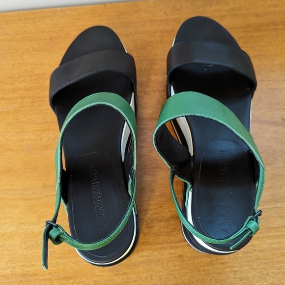 AF Vandevorst Chunky Platform Platform Leather Sandals - Picture 7 of 16